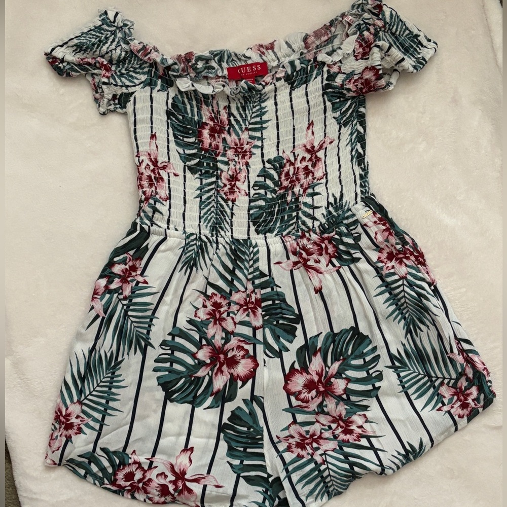 Tropical Print Guess Romper
